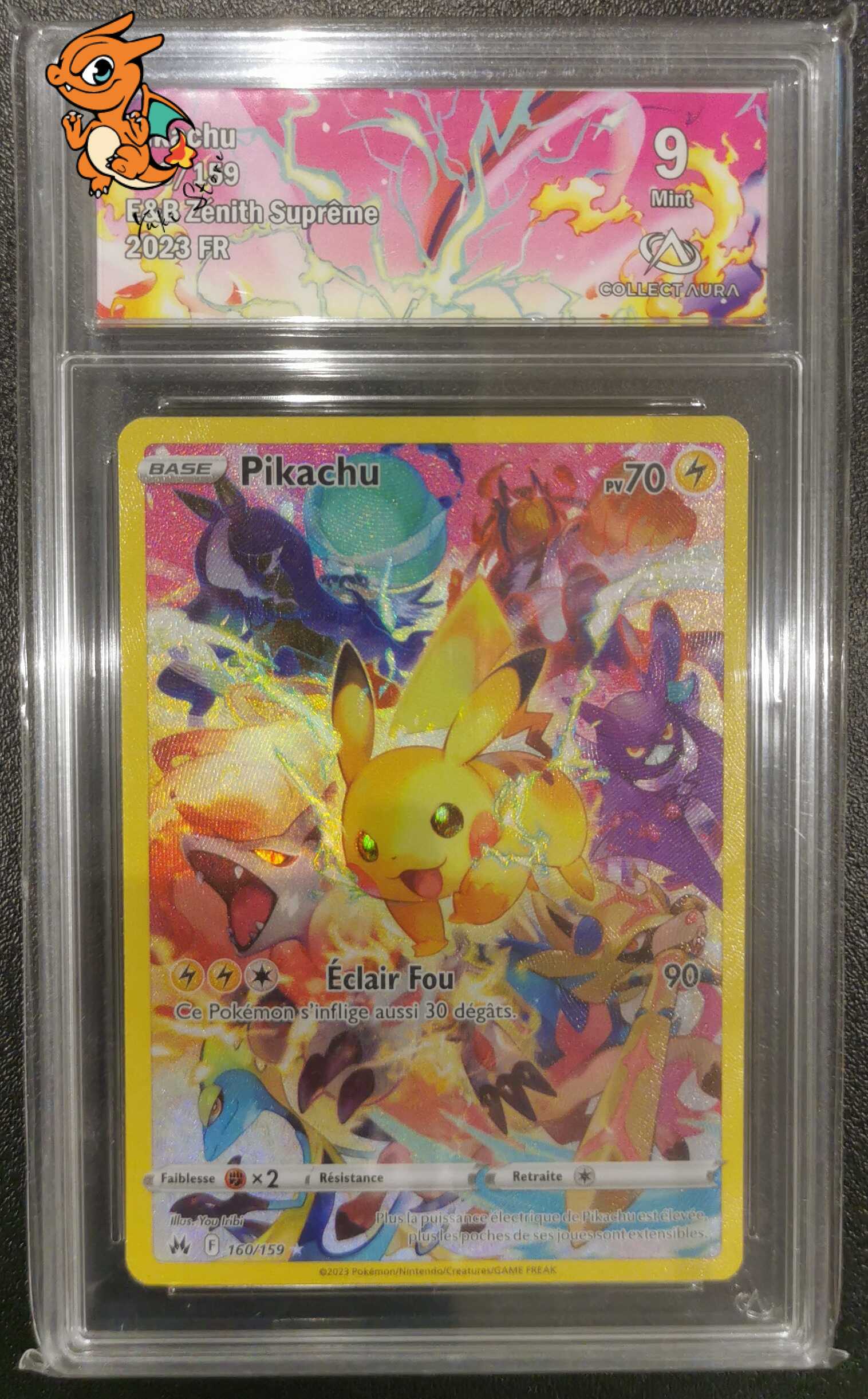 Pikachu - Zénith Suprême - 160/159 - Collect Aura 9 - Français