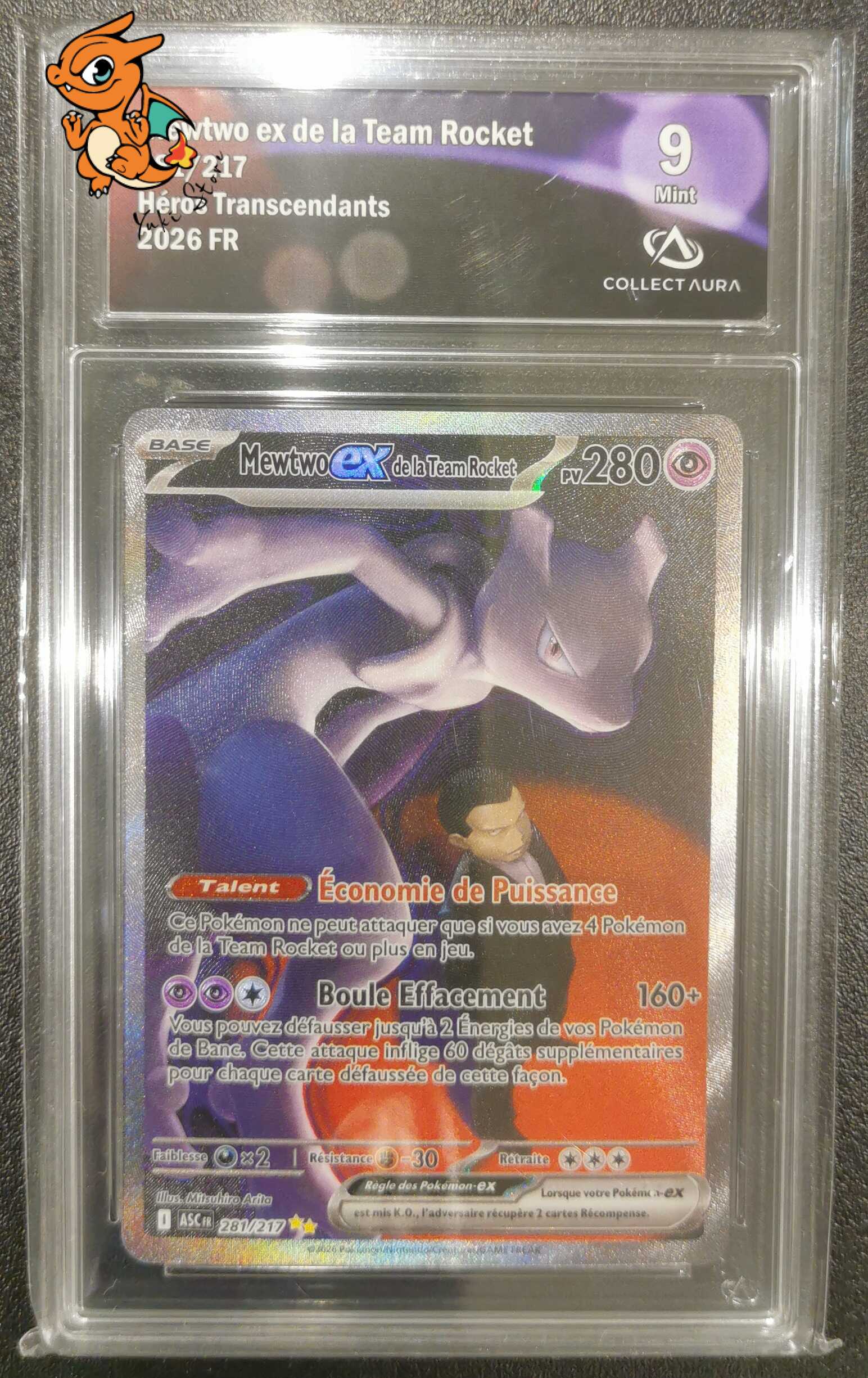 Mewtwo ex de la Team Rocket - Héros Transcendants - 281/217 - Collect Aura 9 - Français