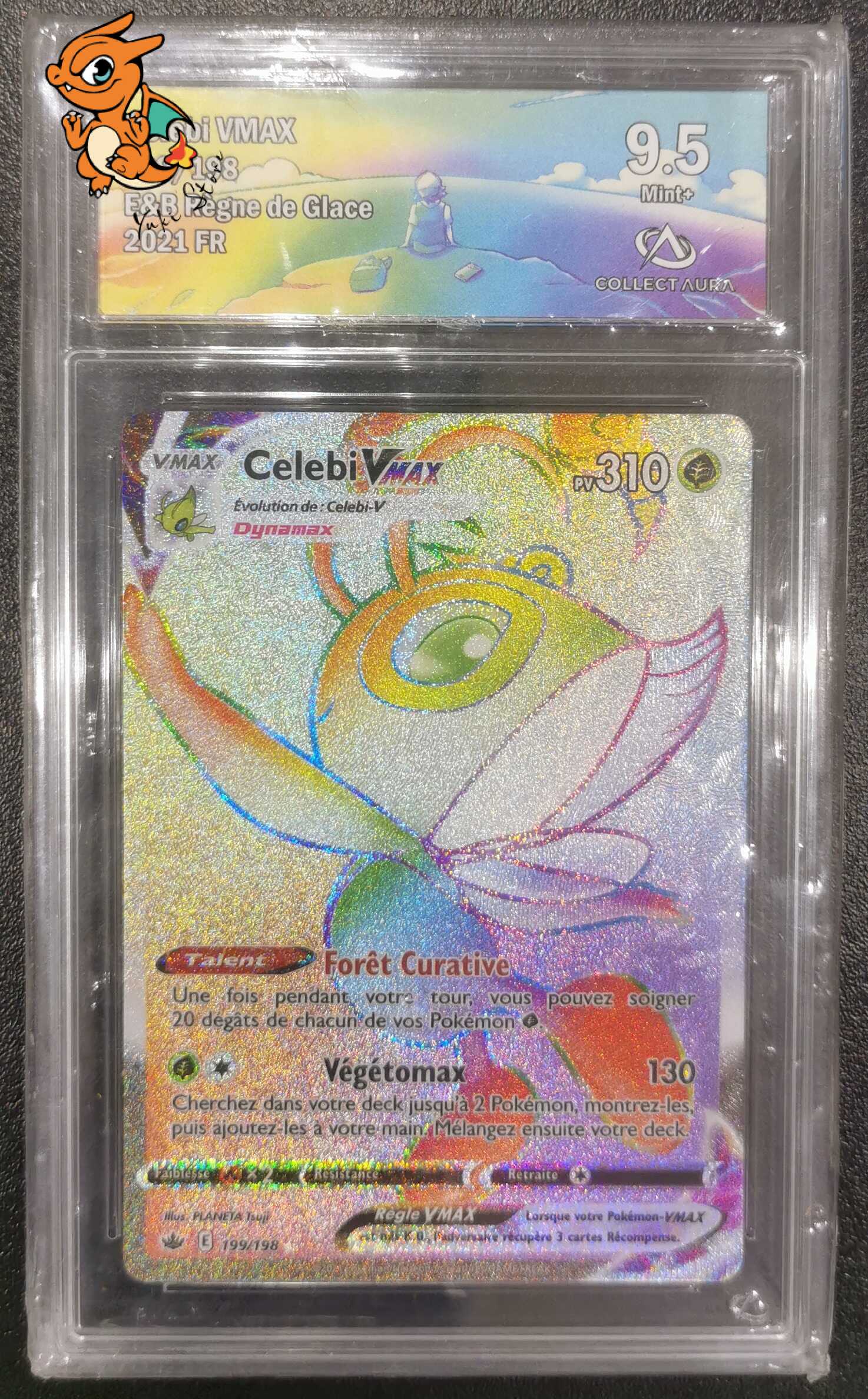 Celebi VMAX - Règne de Glace - 199/198 - Collect Aura 9.5 - Français