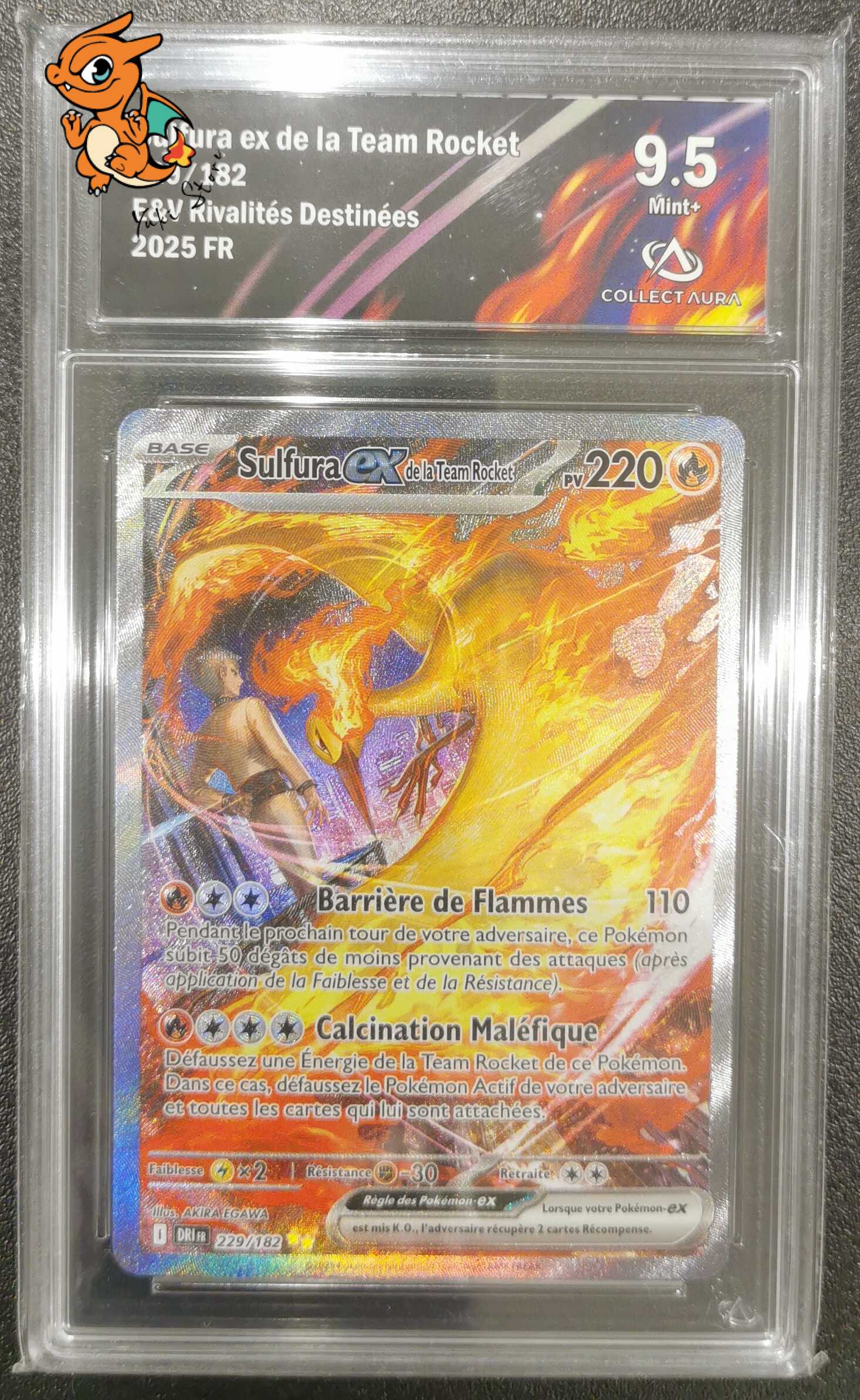 Sulfura ex de la Team Rocket - Rivalités Destinées - 229/182 - Collect Aura 9.5 - Français