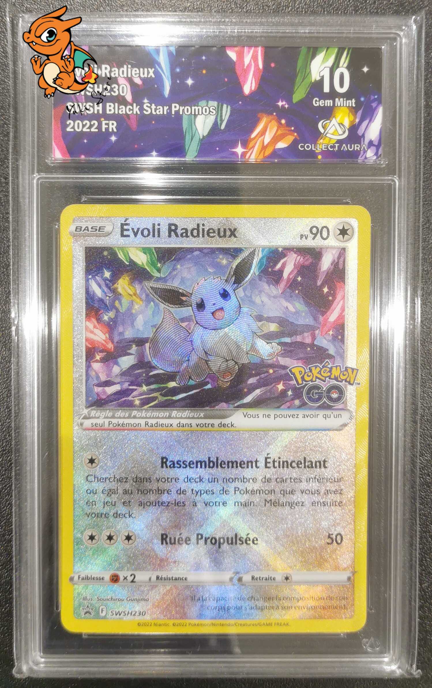 Évoli Radieux - Promo Épée & Bouclier - SWSH230 - Collect Aura 10 - Français