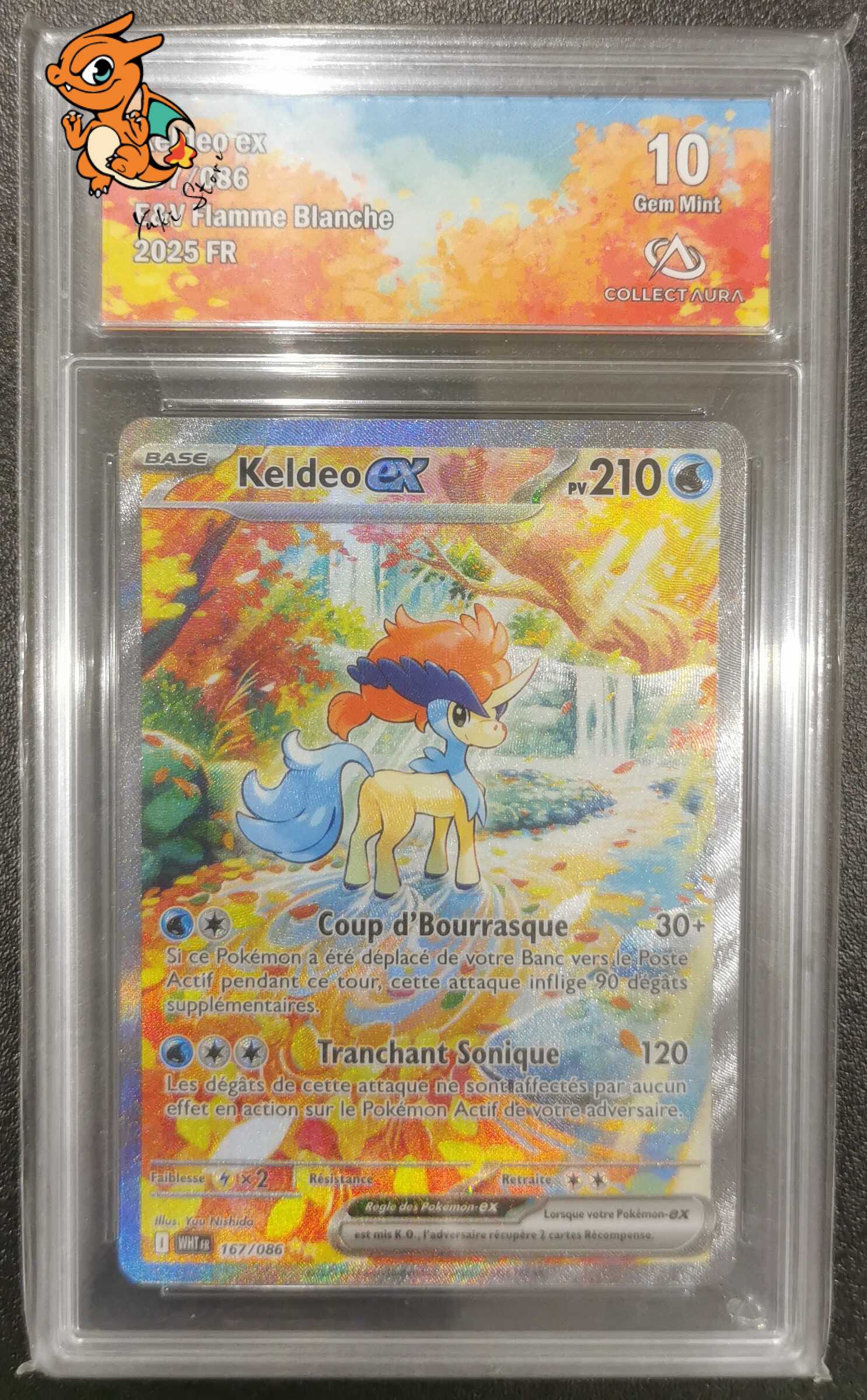 Keldeo ex - Flamme Blanche - 167/086 - Collect Aura 10 - Français