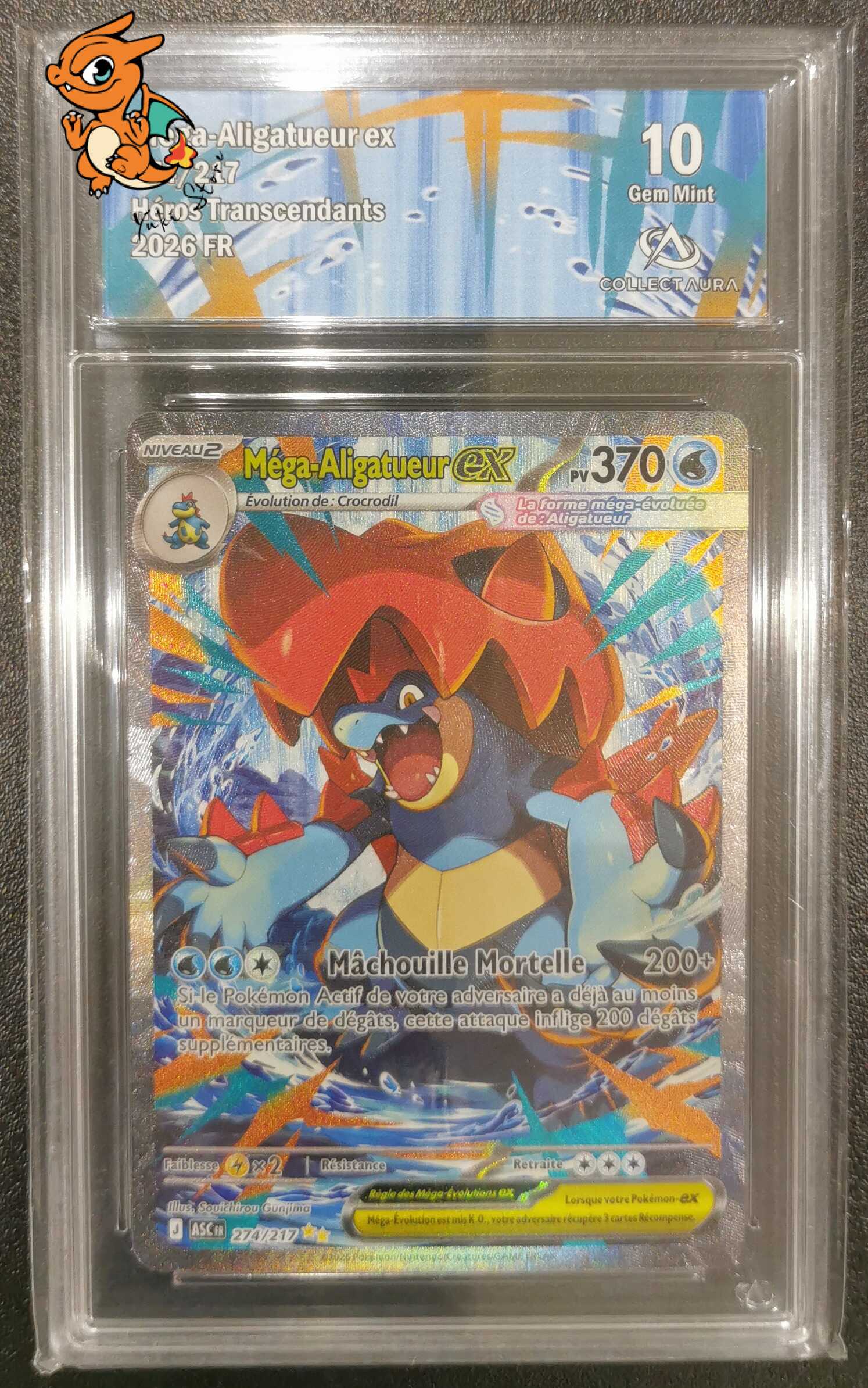 Méga-Aligatueur ex - Héros Transcendants - 274/217 - Collect Aura 10 - Français