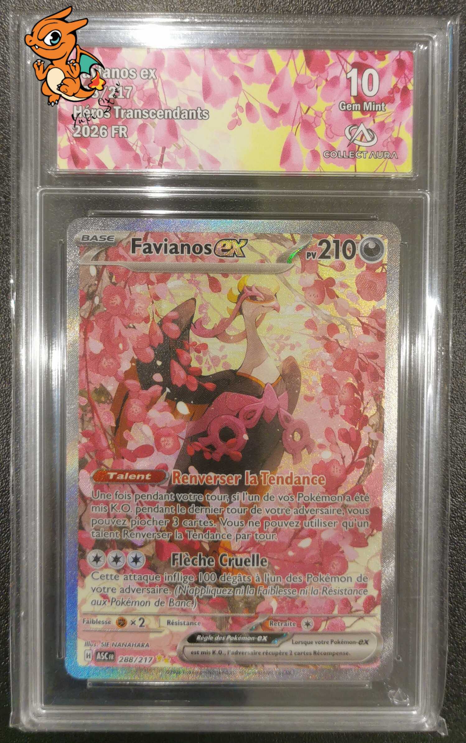Favianos ex - Héros Transcendants - 288/217 - Collect Aura 10 - Français