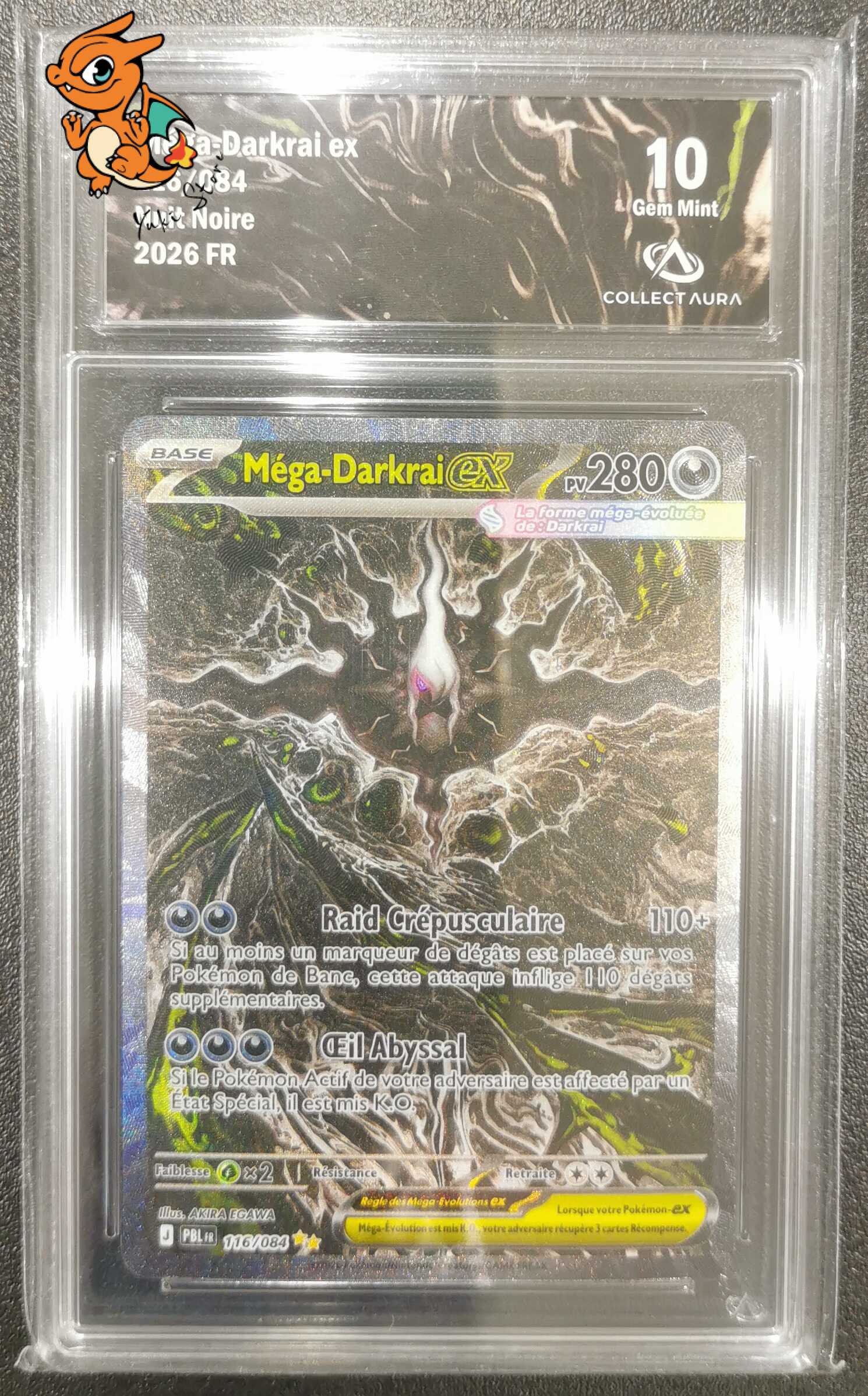 Méga-Darkrai ex - Nuit Noire - 116/084 - Collect Aura 10 - Français