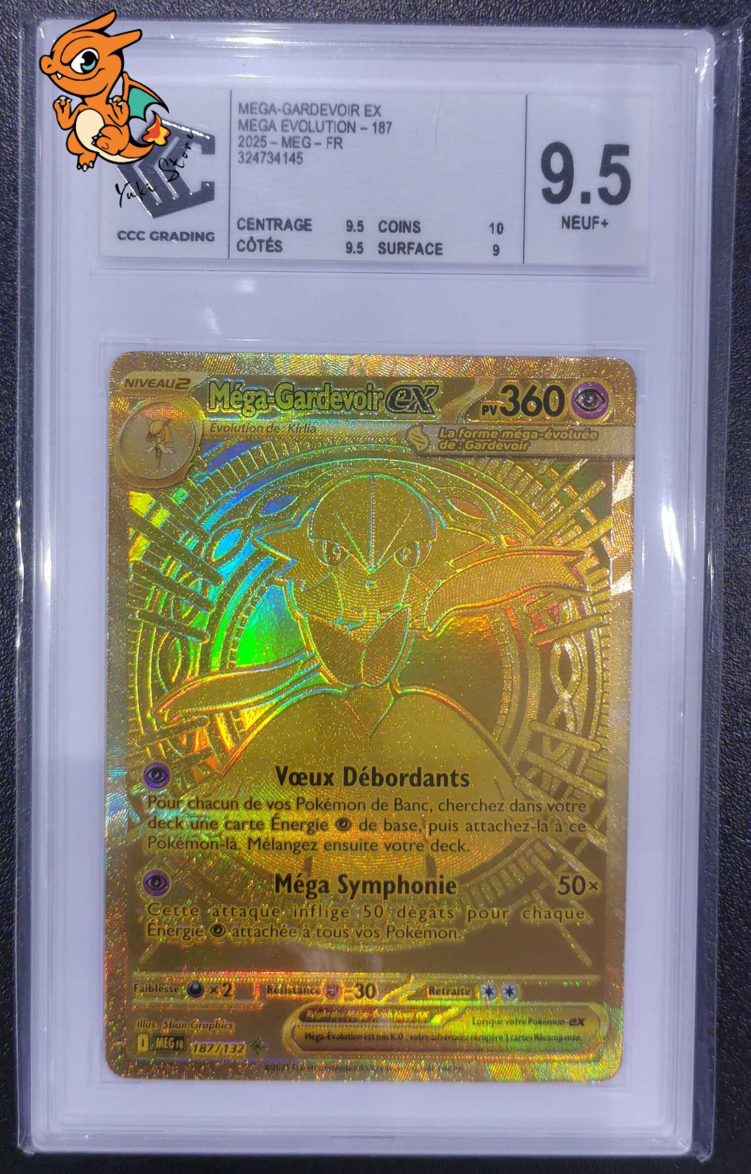 Méga-Gardevoir ex - Méga-Évolution - 187/132 - CCC 9.5 - Français