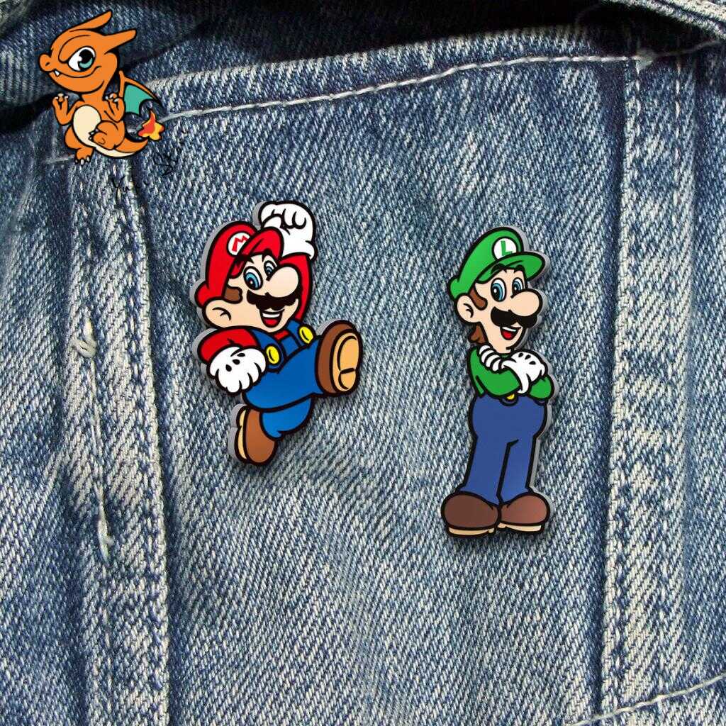 SUPER MARIO - Set de 2 Pin's en Métal – Image 2