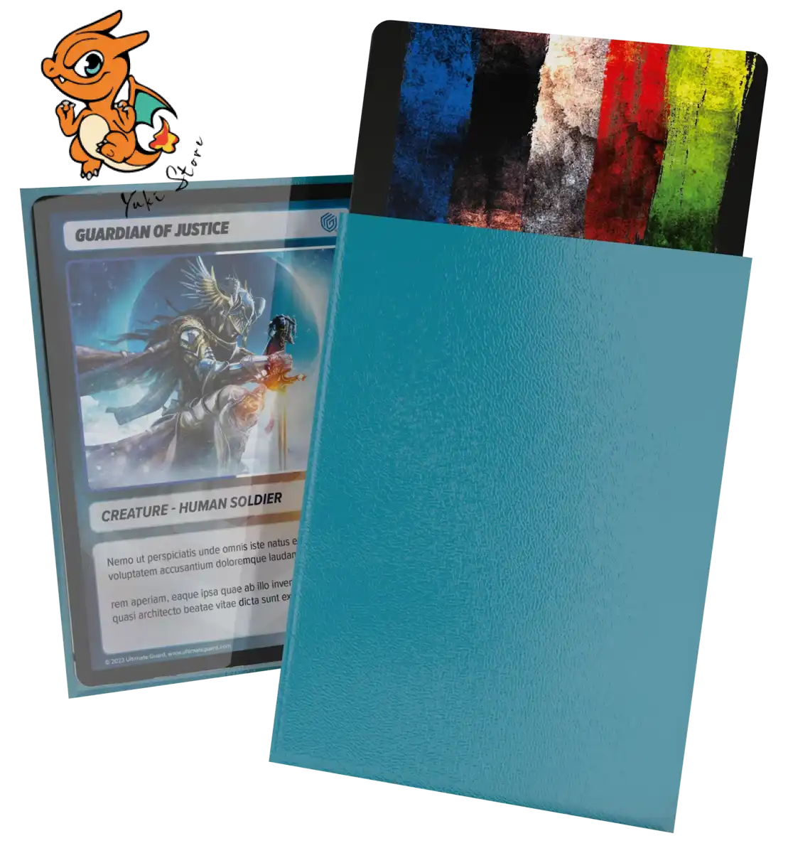 Ultimate Guard - 100 pochettes Cortex Sleeves taille standard Turquoise Brillant
