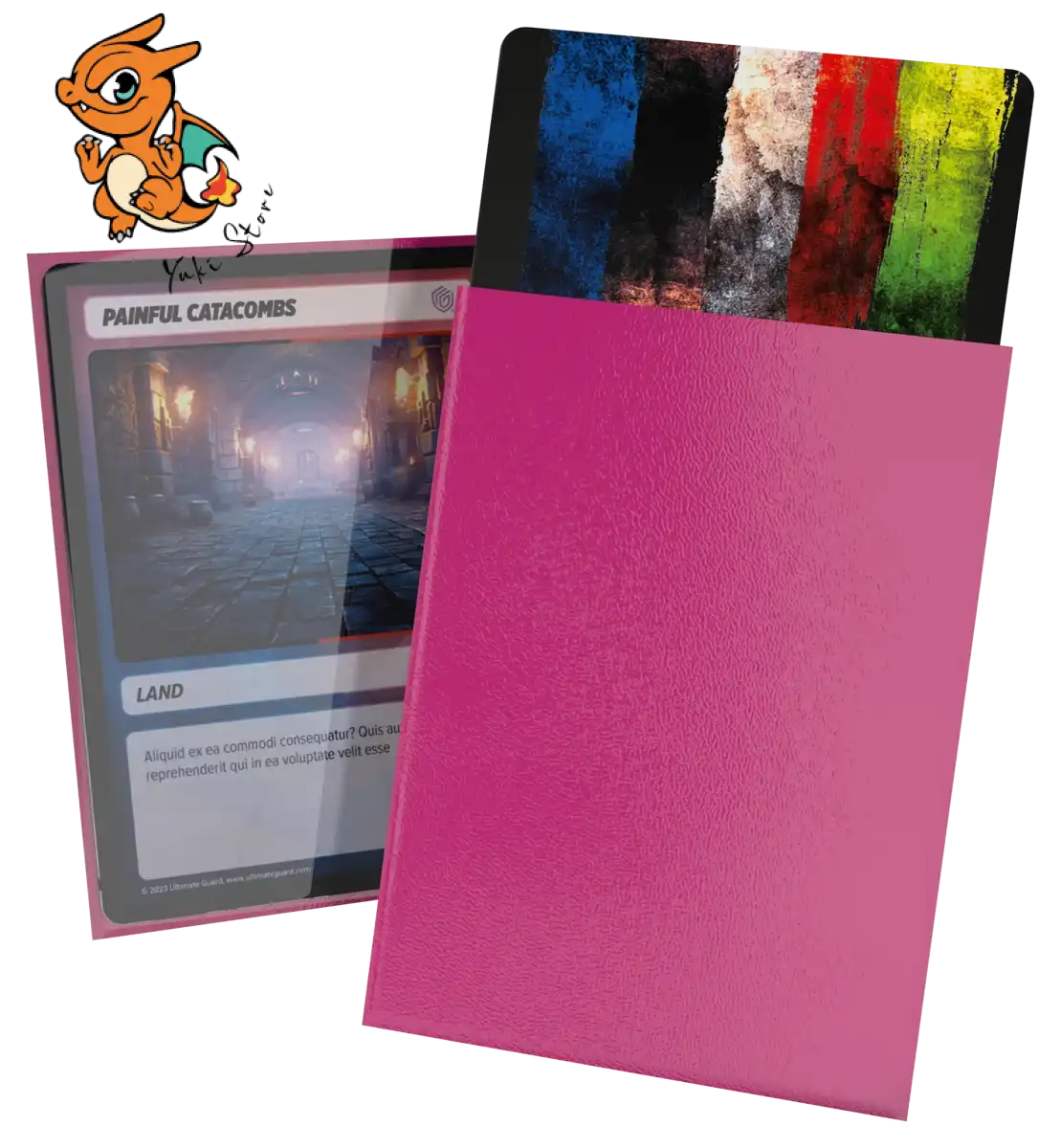 Ultimate Guard - 100 pochettes Cortex Sleeves taille standard Rose Brillant