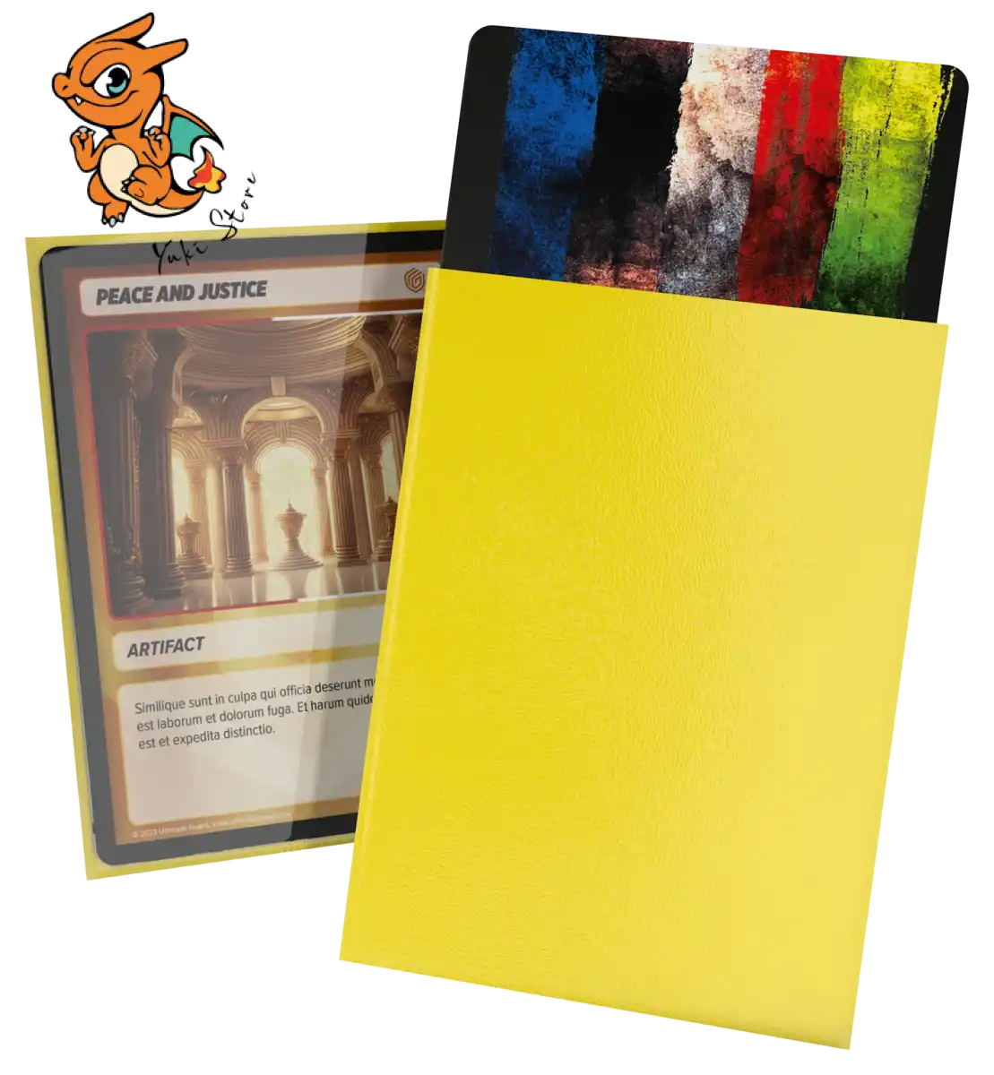 Ultimate Guard - 100 pochettes Cortex Sleeves taille standard Jaune Brillant