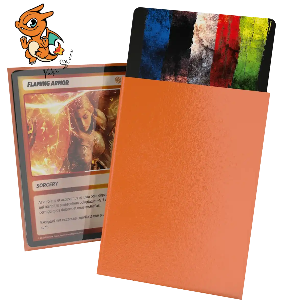 Ultimate Guard - 100 pochettes Cortex Sleeves taille standard Orange Brillant