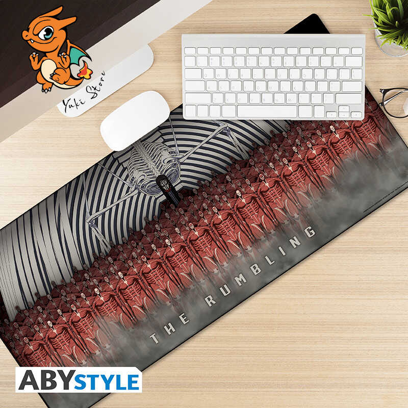 L’ATTAQUE DES TITANS - Tapis de souris XXL 90x40 - Le Grand Terrassement – Image 4