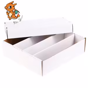 Boîte de rangement en carton 4 rangées