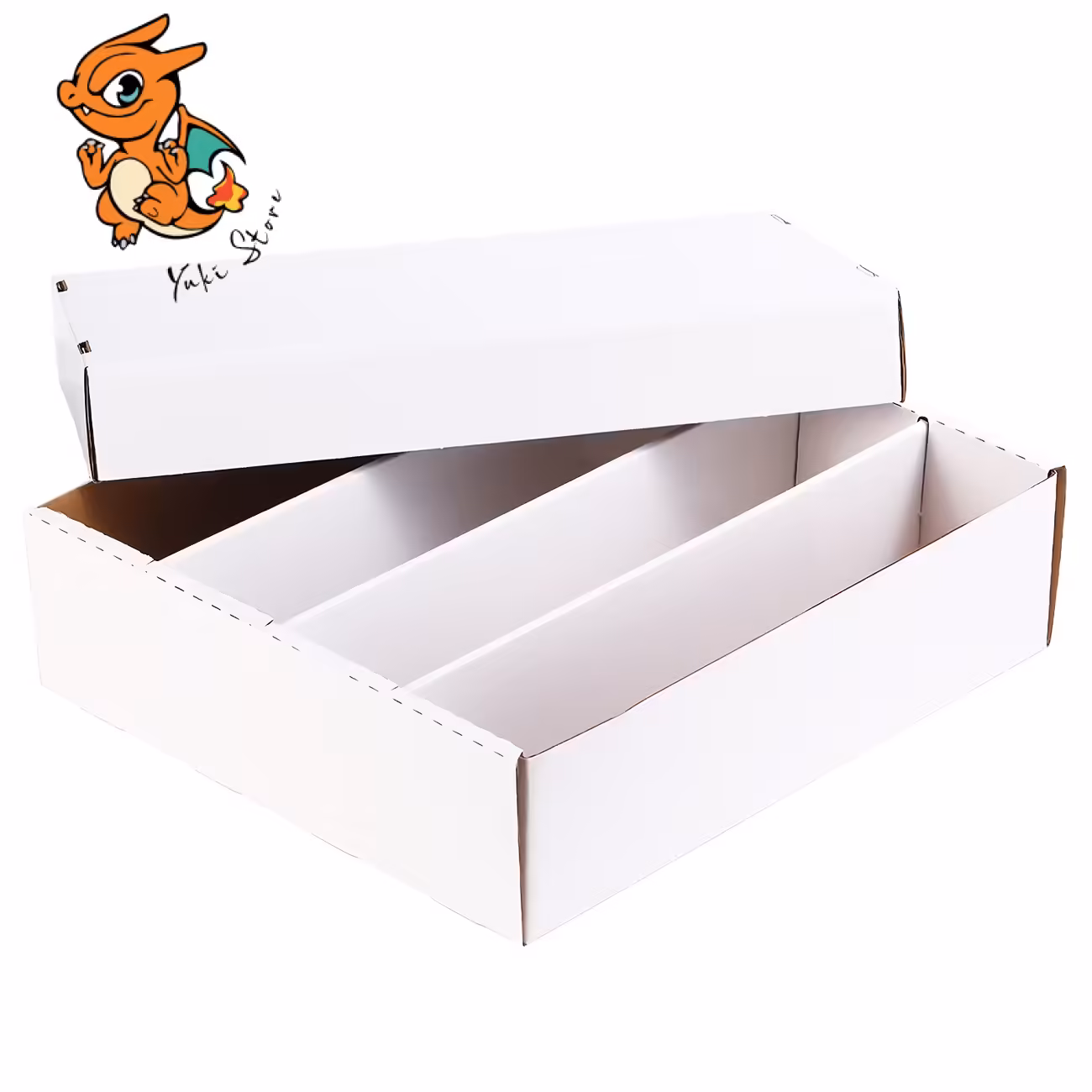 Boîte de rangement en carton 4 rangées