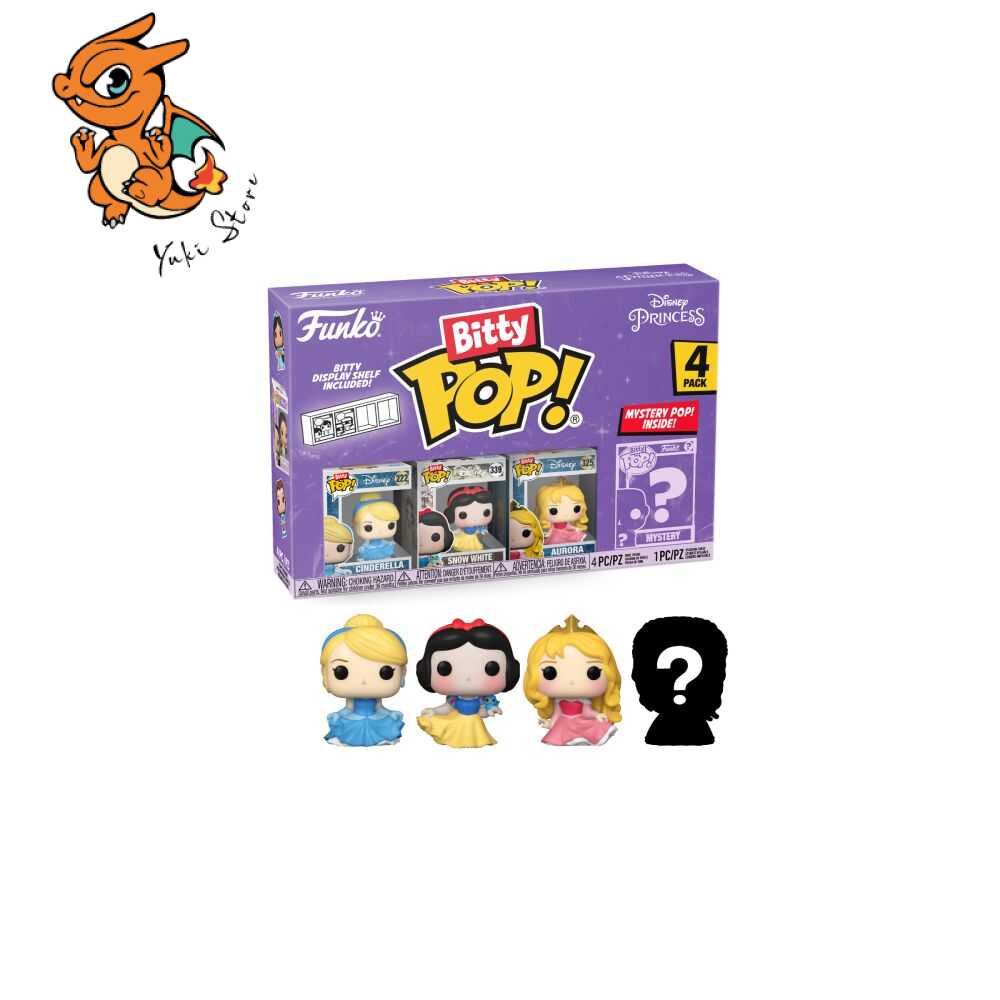 DISNEY PRINCESSE - Bitty Pop 4 Pack 2.5cm - Cendrillon – Image 3