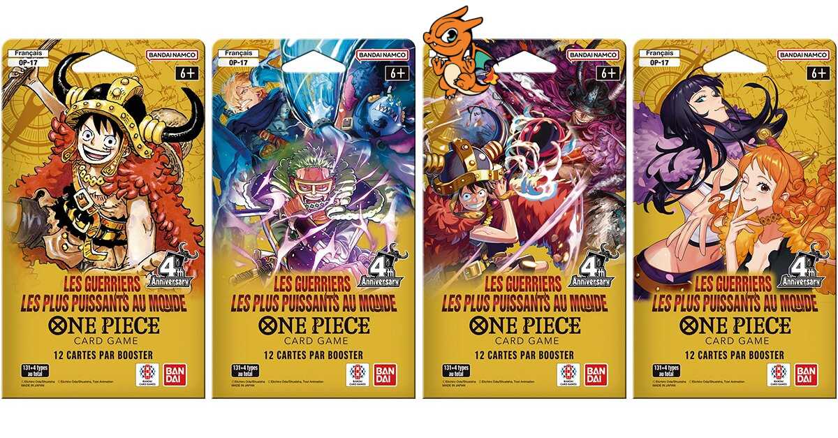 One Piece – OP17 – Les Guerriers les Plus Puissants au Monde – Booster sous Blister – FR