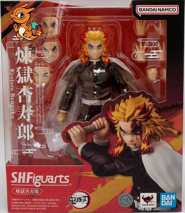 DEMON SLAYER - Kyojuro Rengoku - Figurine S.H. Figuarts 15cm