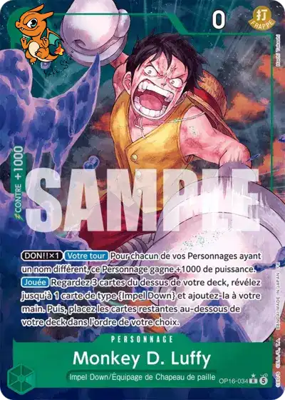 Monkey D. Luffy - L'Heure de la Bataille Décisive - 034/155