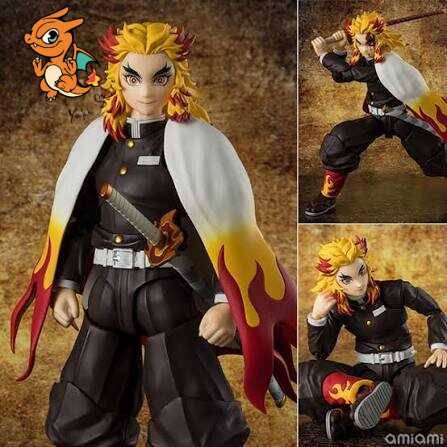 DEMON SLAYER - Kyojuro Rengoku - Figurine S.H. Figuarts 15cm