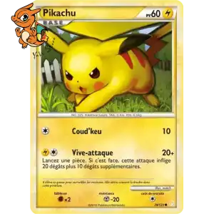 Pikachu - HeartGold & SoulSilver - 078/123