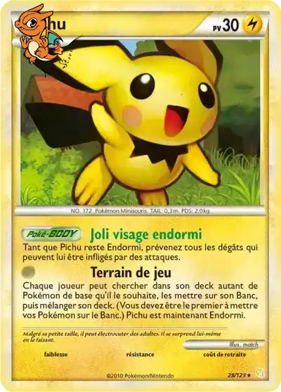 Pichu - HeartGold & SoulSilver - 028/123