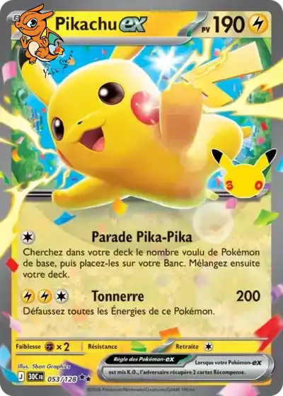 Pikachu ex - 30th Celebration - 053