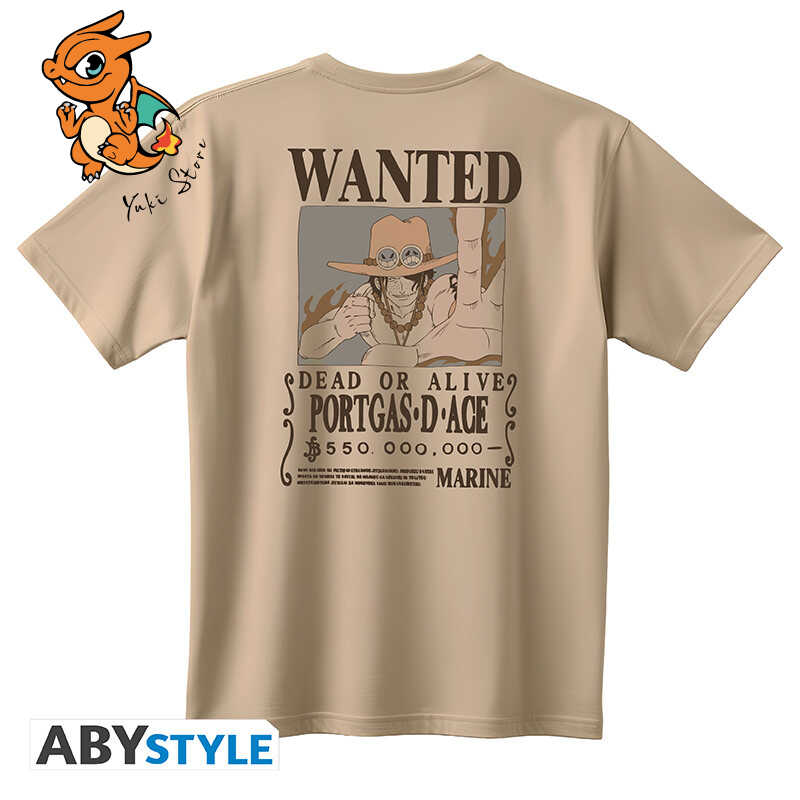 ONE PIECE - T-shirt sable unisexe - Vintage Wanted Ace - Taille S – Image 2