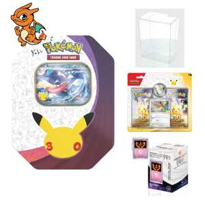 POKEMON - Pack 30ème Anniversaire Amphinobi - Pokébox + Duopack + Protections - FR
