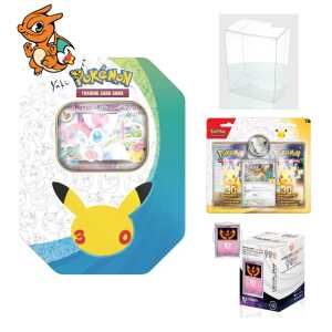 POKEMON - Pack 30ème Anniversaire Nymphali - Pokébox + Duopack + Protections - FR