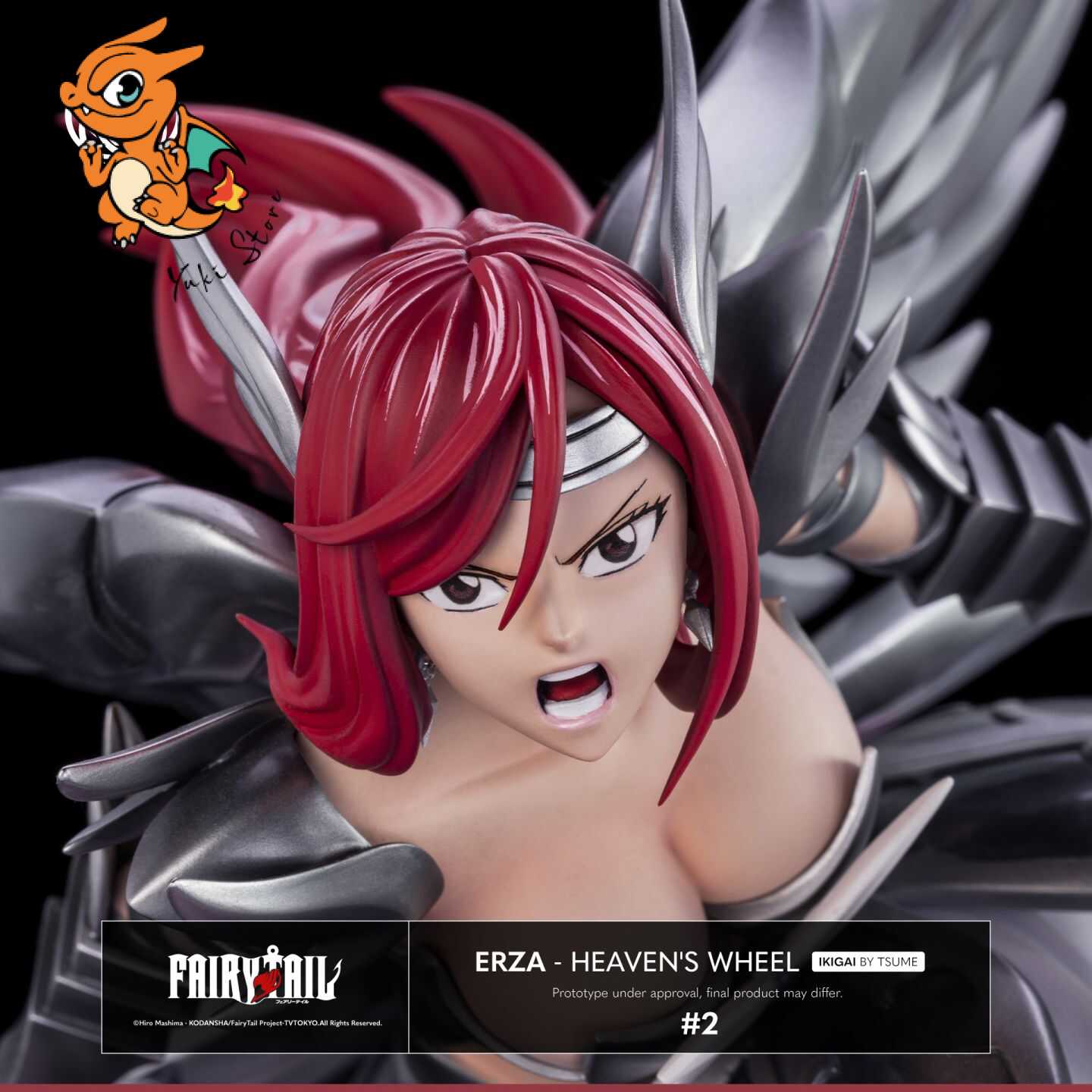 Fairy Tail - Erza Scarlet (Heaven's Wheel) - Statue 1/6 by Tsume 33 cm – Image 2